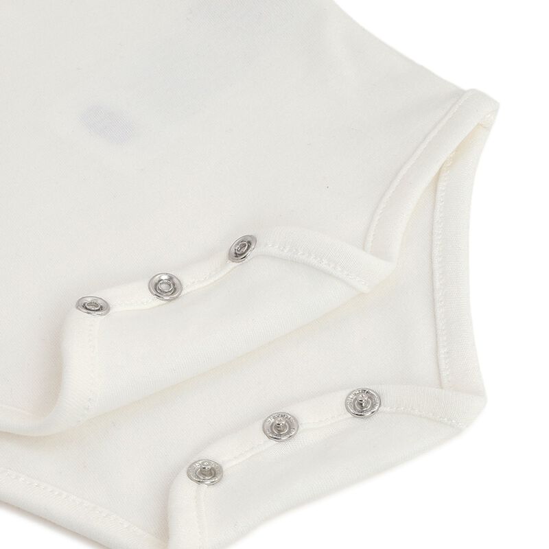 Boys Light Natural Velour Bodysuit with Babysuit image number null
